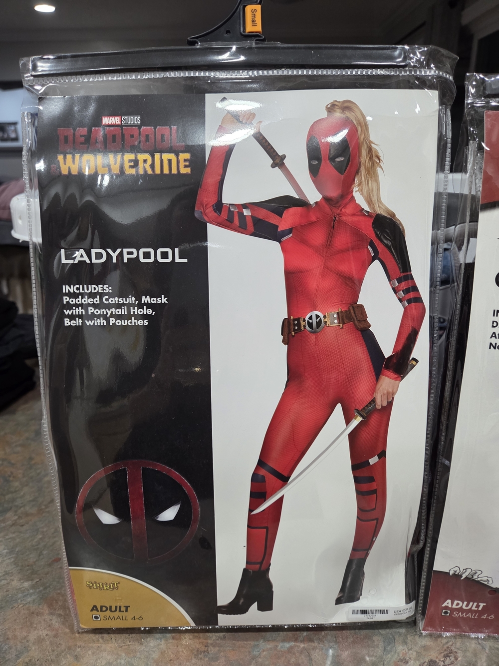 Spirit Ladypool Women's Superhero Costume in Red and Black